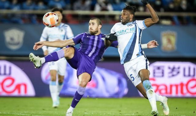 哈兰德式进球+防守滴水不漏 他才是津门虎主心骨